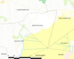 Saint-Frichoux - Localizazion