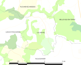 Mapa obce Loc-Envel