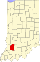 標示出戴維斯郡位置的地圖