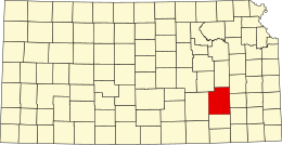 Contea di Greenwood – Mappa