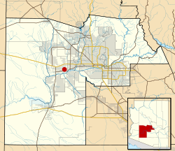 Location in Maricopa County and the state of ایریزونا