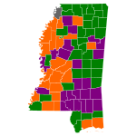 Mississippi Republican primary map, 2012.svg
