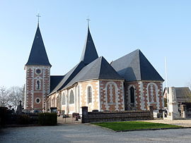 The church in Motteville