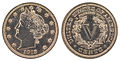 5 centavos de 1913 (Liberty Head).