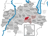 Lage der Gemeinde Oberhausen im Landkreis Weilheim-Schongau