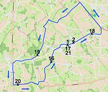 Internationale Wielertrofee Jong Maar Moedig 2014, circuit local.