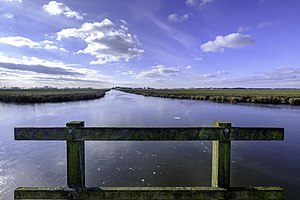 Start van de Wetsingermaar (achtergrond) vanuit de Oude Ae