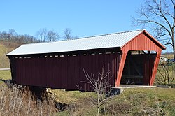 The Parrish Covered Bridge on Rich Valley Road