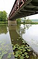 Le pont de la D 188 sur le Loir.