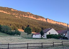 Les crêtes du Vercors vues depuis Saint-Julien-en-Vercors, dans le Vercors drômois