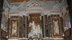 Gian Lorenzo Bernini's "Ecstasy of St. Theresa", Santa Maria della Vittoria, Rome. Santa Maria della Vittoria - 4.jpg