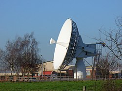 Satellite dish at Oakhanger