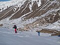 Na skialpech nad hemşınskou vesnicí Cimil