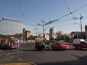Slavija square Belgrade, Serbia