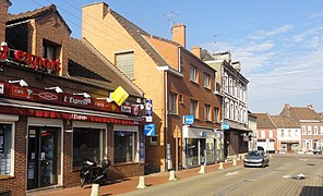 Rue Suzanne-Lanoy à Somain.