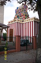 Hindu-Tempel Ecke Blaschkoallee