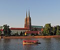 la cathédrale vue de l'Oder.