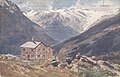 Starkenburger Hütte, Postkarte, gelaufen 1908