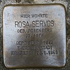 Stolperstein für Rosa Servos