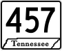 State Route 457 marker