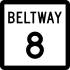 State Highway Beltway 8 маркер