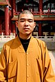 A Chinese Buddhist monk in mainland China