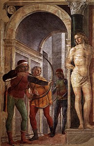 Saint Sébastien 1489, Brera.