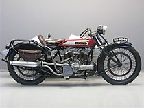 Zenith-JAP Model N (1.000 cc) uit 1924. Een sportieve zijspancombinatie met een bijzonder mooi uitlaatsysteem