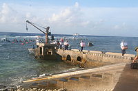 The Pearson Reef dock under Vietnam's administration