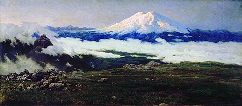 Elbrús, 1884, Caucas.
