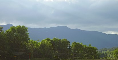 Mansfield from north of Stowe, Vermont.