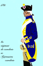 8e régiment de cavalerie à partir de 1791