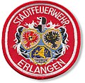 Aufnäher der Feuerwehr Erlangen