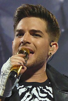 Lambert performing at Queen + Adam Lambert concert 2014