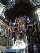 Altar mayor a la Virgen de Guadalupe.