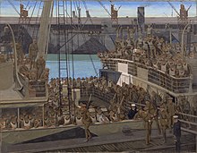 American Troops at Southampton Embarking for France Art.IWMART2323.jpg