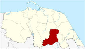 Amplasarea districtului în provincia Pattani