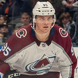 Andre Burakovsky playing with the Avalanche vs Islanders on January 6, 2020 (Quintin Soloviev) (cropped).jpg