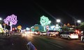 Image 4Trees of Life at night on Avenida Bolívar, Managua, 2016