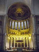 Interior de l'església del Sagrat Cor de Jesús (Jesuïtes de Casp), a Barcelona, de Joan Martorell i Camil Oliveras. Catalunya