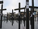 The memorial monument for the victims of the "shoot-to-kill" order at the Berlin Wall