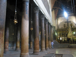 Interior of the Church of the Nativity