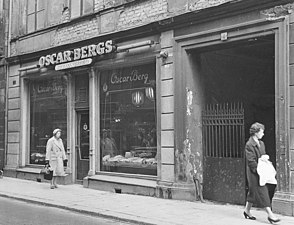 Oscar Bergs hovkonditori, Biblioteksgatan 4, 1959.