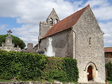 La glèisa de Saint-Chaliès.