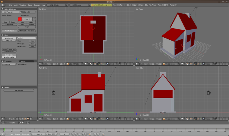 Une interface 3Ds Max sous Blender