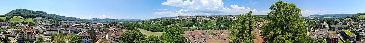 360° Panorama vom Klingnauer Beobachtungsturm