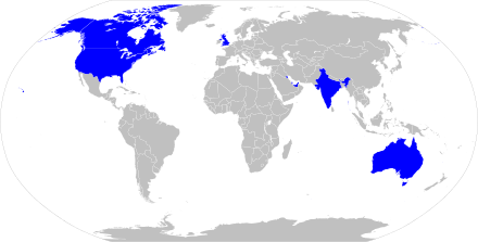 Map of countries that operate the C-17 Globemaster III (highlighted in blue) C-17 operators.svg