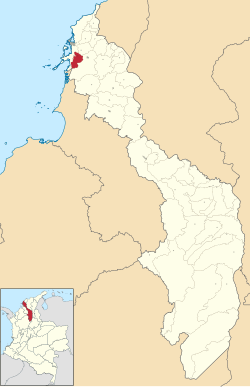 Vị trí của khu tự quản Turbaná trong tỉnh Bolívar