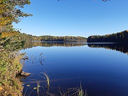 Djupsjön i Hanebo vid Römmabergets naturreservat