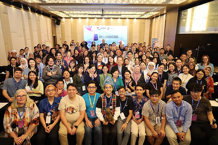 A group photo of ESEAP Conference 2024 attendees at Kota Kinabalu, 11 May 2024.
